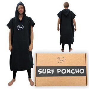 Surf Poncho Towel Changing Robe Microfiber Hooded Wetsuit